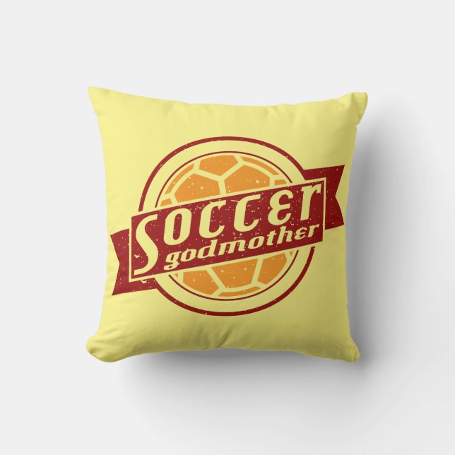 Almofada Nome E Número De Madrinha De Futebol (Frente)