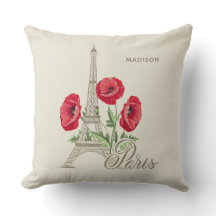 Nome facultativo travesseiros decorativos Paris Fr