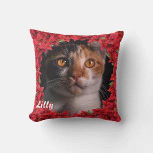 Almofada Nome/ Foto de Pet Personalizado de Natal