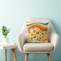 Nome Monograma da Criança Flor com Listra Retro Gr