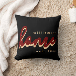 Almofada Nome Personalizado Casa Est. Lembrança Moderno Pre