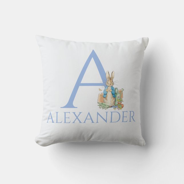 Almofada Nome Personalizado Coelho Clássico Bunny (Frente)