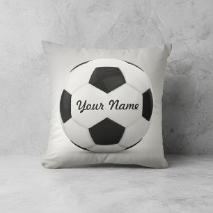 Almofada Nome personalizado da bola de futebol