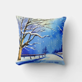 Almofada Nome Personalizado da Família Decor de Natal de in