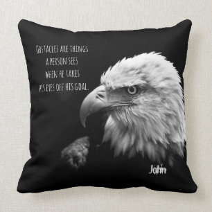 Almofada Nome Personalizado da Melhor Cota de Olhos da Águi