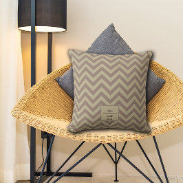 Almofada Nome Personalizado das Visões de Colina de Abstrat