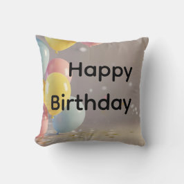 Almofada Nome Personalizado de Aniversário