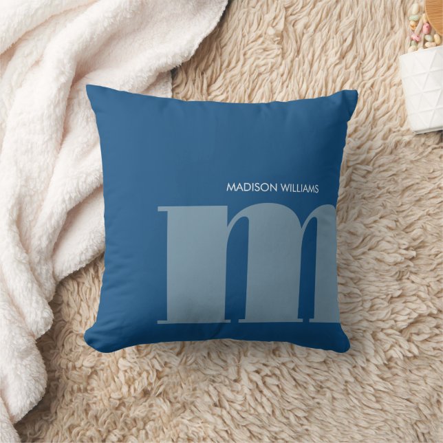 Almofada Nome Personalizado de Cor de Inscrição Editável (Cobertor)