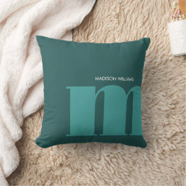 Almofada Nome Personalizado de Cor de Inscrição Editável