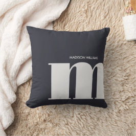 Almofada Nome Personalizado de Cor de Inscrição Editável