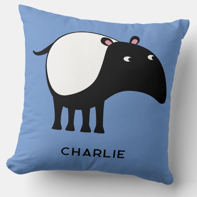 Almofada Nome Personalizado de Tapir (Criador carregado)