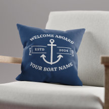 Nome Personalizado do Barco Bem-vindo a Bordo Ânco