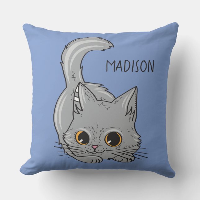 Almofada Nome personalizado e travesseiros decorativos de c (Frente)