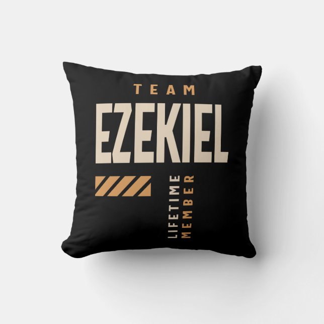 Almofada Nome Personalizado Ezekiel - Engraçado Ezekiel (Frente)
