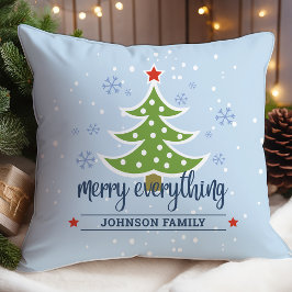 Almofada Nome Personalizado Feliz Natal para Tudo