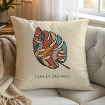 Nome Personalizado Folha de Monstera Jungalow Boho