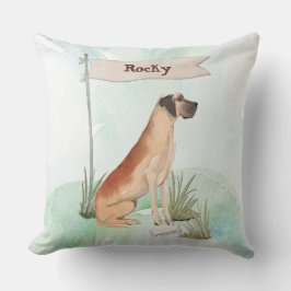 Almofada Nome Personalizado - Grande Cão de Pet do Painel