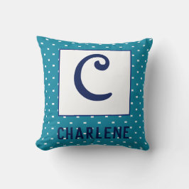 Almofada Nome Personalizado Inicial