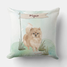 Nome Personalizado Pommeranian Pet Dog