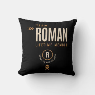 Almofada Nome Personalizado Romano - Romano Engraçado