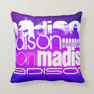 Almofada Nome Personalizado; Rosa, Violeta Azul, Magenta, P