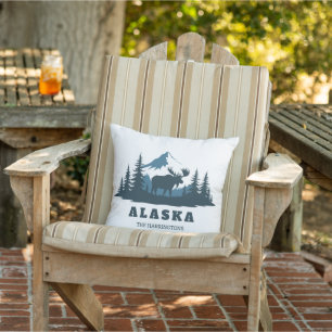 Almofada Nome Personalizado & Texto ALASKA