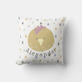 Almofada Nome Personalizável Franguinho Fofo