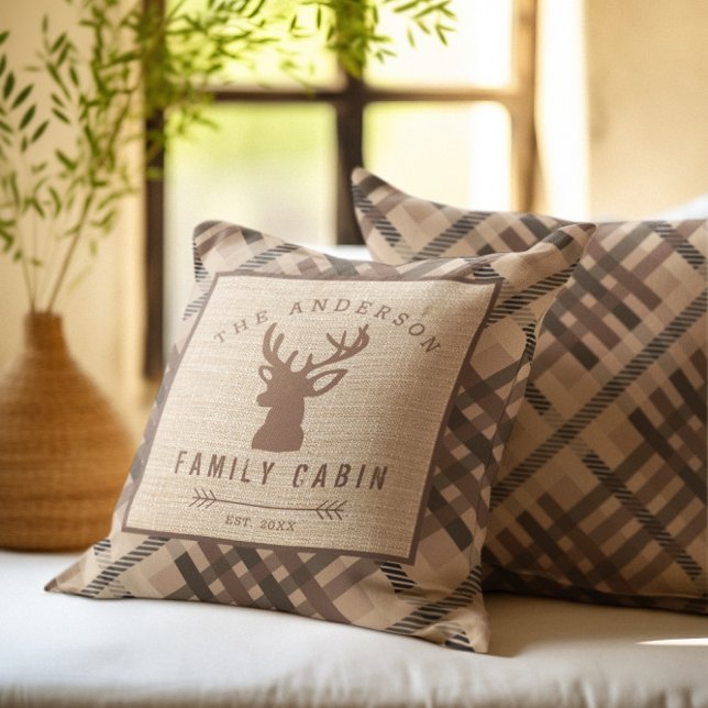 Almofada Nome russo do país Cabina na floresta (Criador carregado)