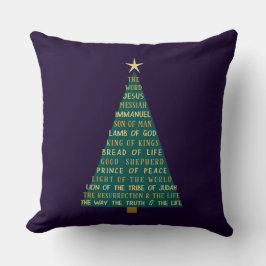Almofada Nomes de Jesus Árvore de Natal
