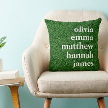 Nomes dos Netos Personalizados Verde Casa Grama