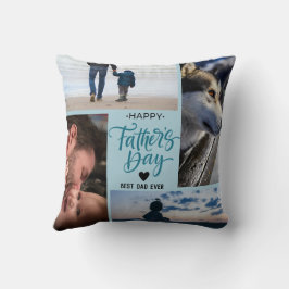 Almofada Nomes Personalizados de Colagem de Fotografias de