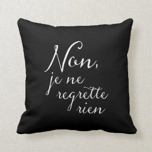 Almofada Non, Je Ne lamenta as letras da música francesa R