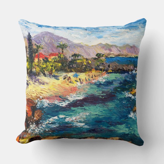 Almofada North Shore Hawaii 3 tables pillow (Frente)