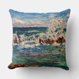 Almofada North Shore Thundering Waves in Hawaii pillow