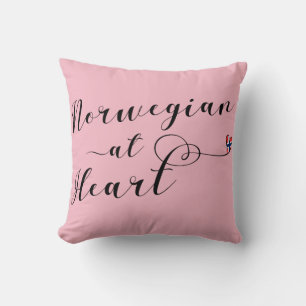 Almofada Norueguês No Coração Cushion, Noruega