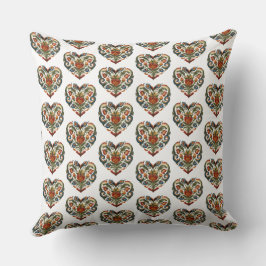 Almofada Norueguês Rosemaling I Heart Lefse