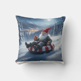 Almofada Norwegian Nisse Sledding, Throw Pillow