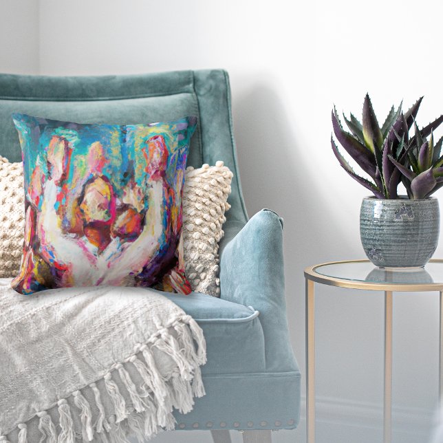 Almofada Nós Louvamos A Abstrato (Criador carregado)