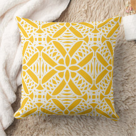 Almofada Nós no padrão amarelo