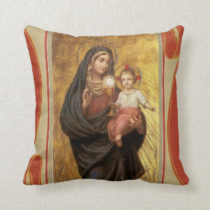 Almofada Nossa senhora da Virgem Maria abençoada Jesu do