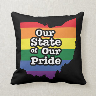 Almofada Nosso Estado de Orgulho Ohio