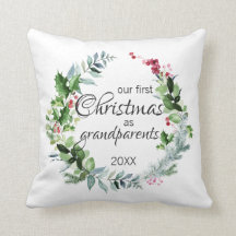 Nosso Primeiro Natal como Avós Modernos Wreath