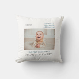 Almofada Nosso Primeiro Natal Como Pais