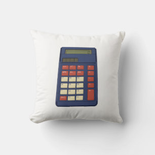 Almofada Nostalgia da Escola de Matemática Calculadora do a