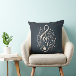 Almofada Nota de Limpeza Musical