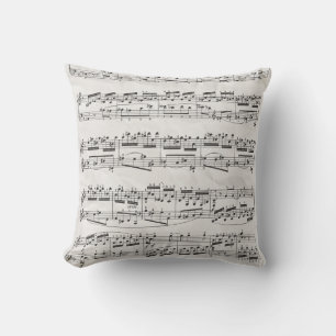 Almofada Nota de Música Vintage
