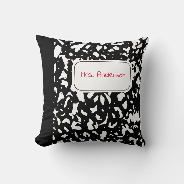 Almofada Notebook Marble Composition Personalizado (Frente)