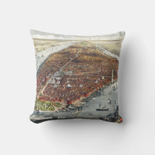 Almofada Nova Iorque 1876 - Travesseiro decorativo