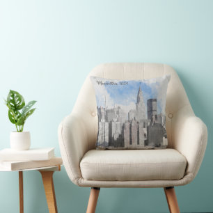 Almofada Nova Iorque Manhattan Skyline