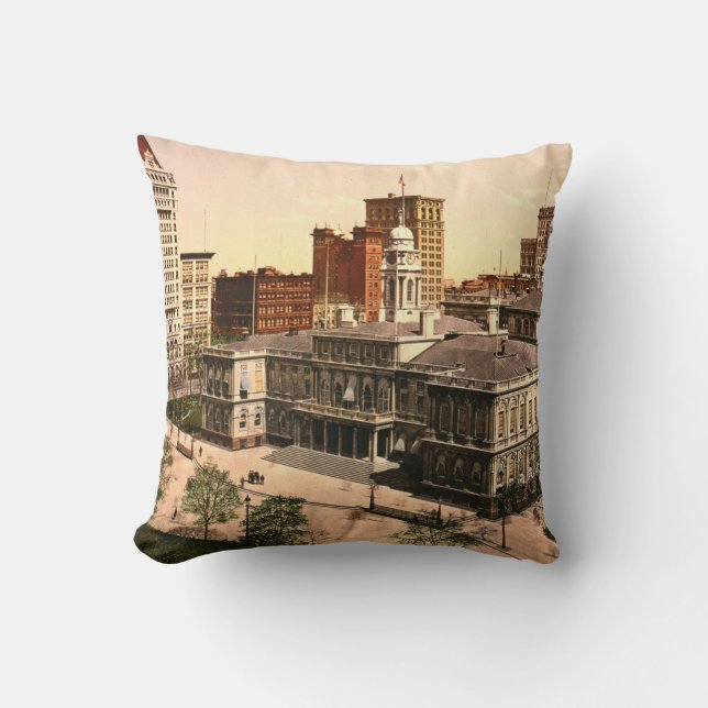 Almofada Nova Iorque Salão 1900 (Frente)